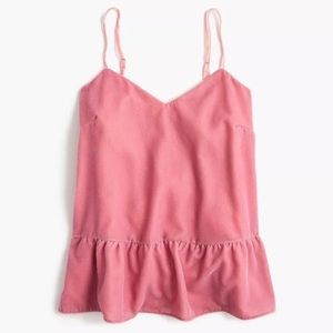 Pink Velvet Tank